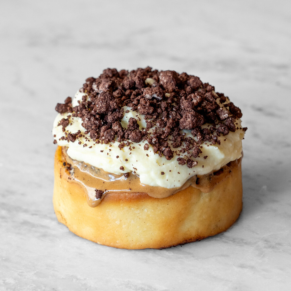 Tiramisu Roll with coffee and mascarpone